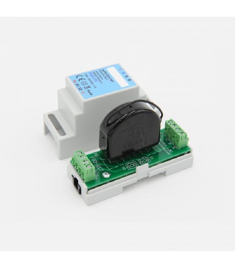 Eutonomy - Adapter euFIX DIN für Fibaro FGD-212 (ohne Mikroschalter)