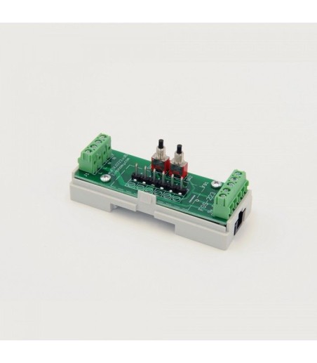 Eutonomy - Adaptater euFIX DIN for Fibaro FGS-223 (with push-buttons)