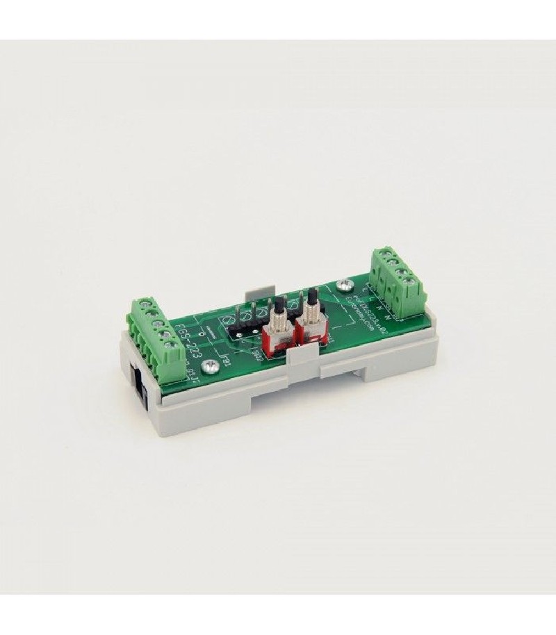 Eutonomy - Adaptater euFIX DIN per Fibaro FGS-223 (con pulsanti)