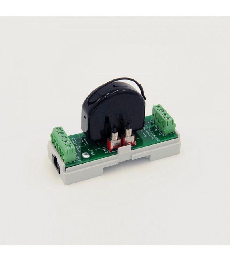 Eutonomy - Adaptater euFIX DIN per Fibaro FGS-223 (con pulsanti)