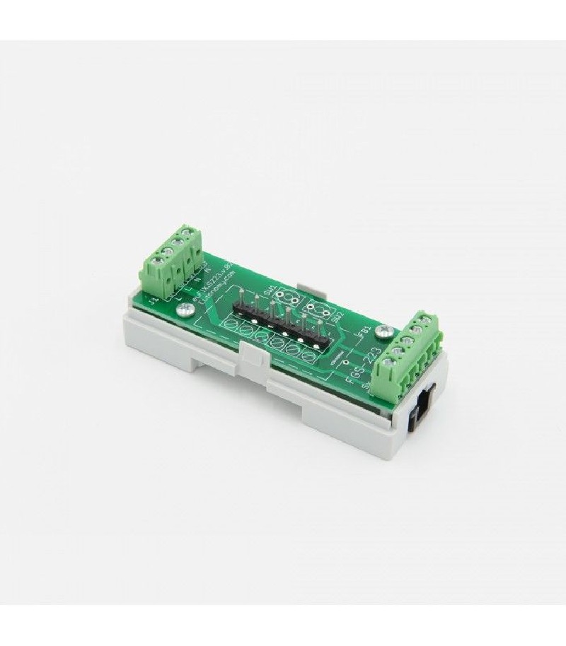Eutonomy - Adaptater euFIX DIN for Fibaro FGS-223 (without push-buttons)