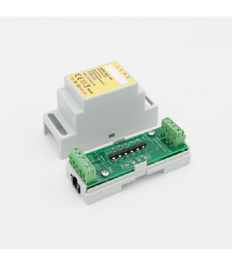 Eutonomy - Adaptater euFIX DIN for Fibaro FGS-223 (without push-buttons)