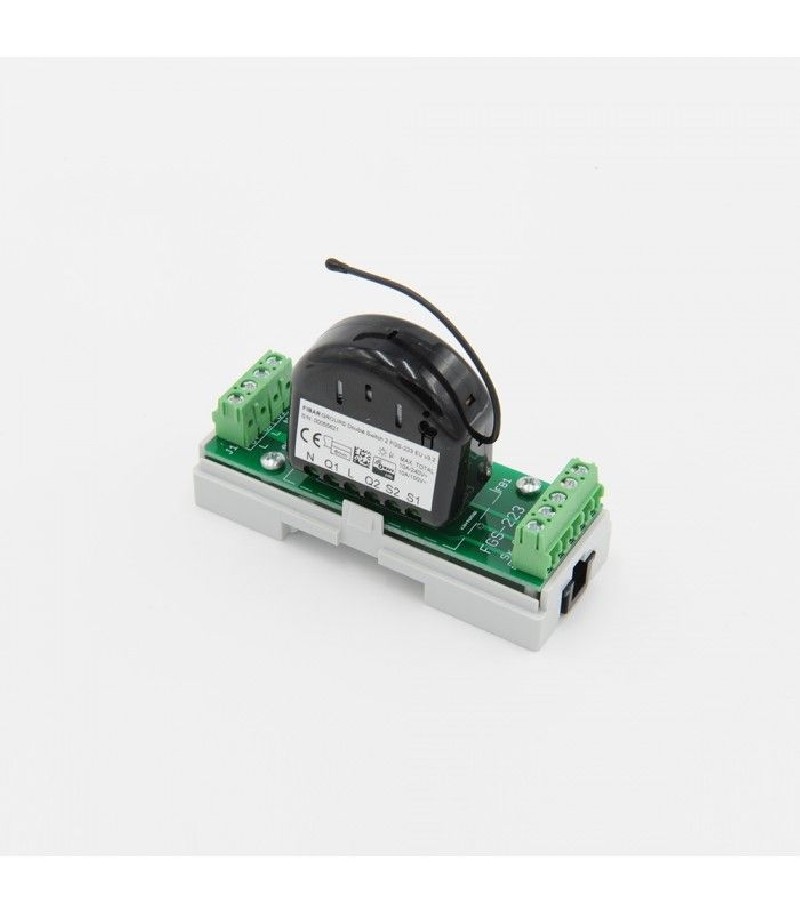 Eutonomy - Adaptater euFIX DIN for Fibaro FGS-223 (without push-buttons)