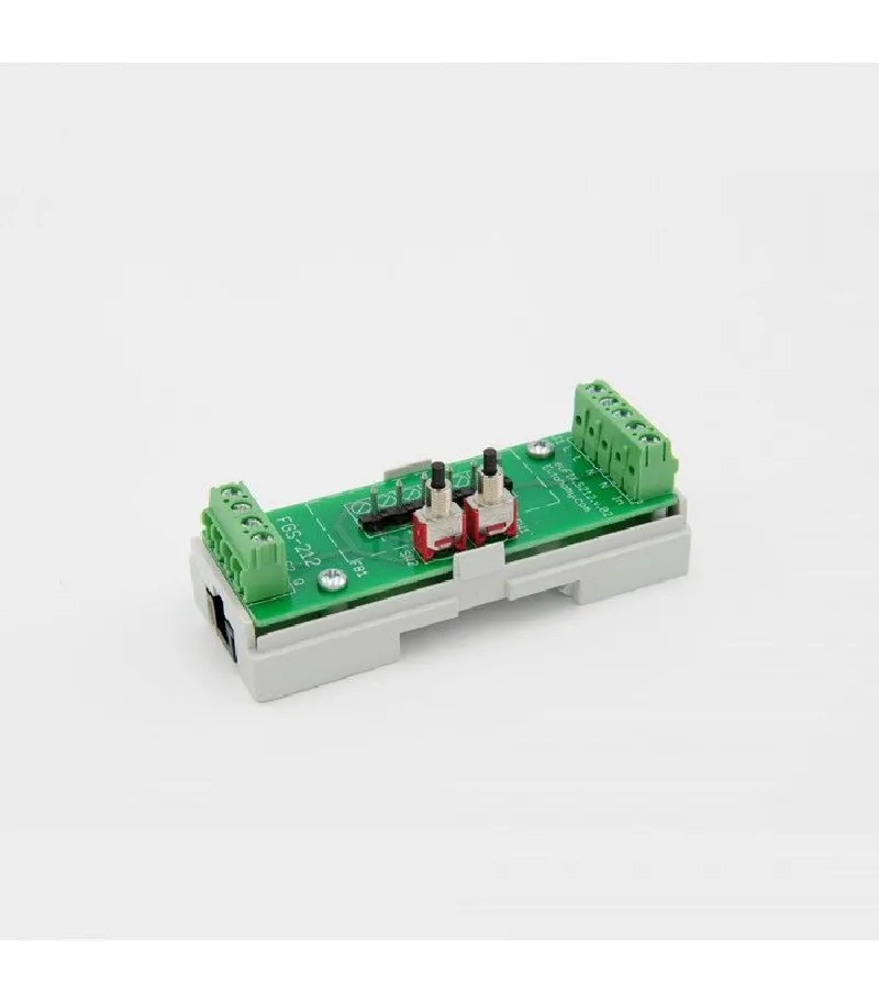 Eutonomy - Adaptateur euFIX DIN pour Fibaro FGS-212