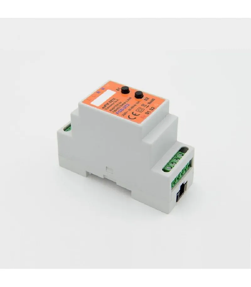 Eutonomy - Adaptateur euFIX DIN pour Fibaro FGS-212