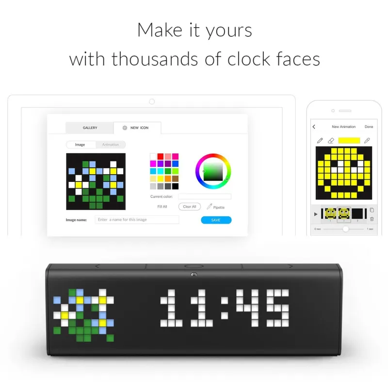 LaMetric - Horloge connectée LaMetric Time
