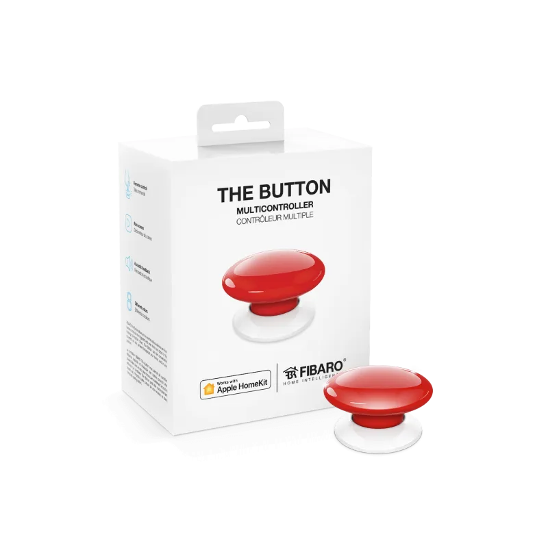 FIBARO - The Button - Rouge (Homekit)