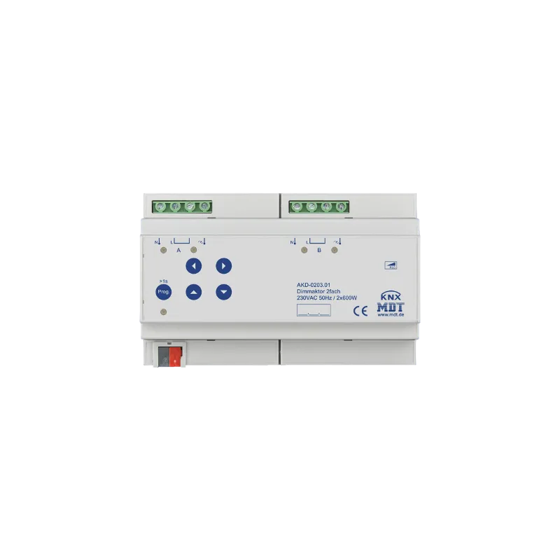 MDT - Dimmaktor 4-fach, 8TE, REG, 250W, 230VAC