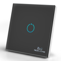 MCO Home - Touch Panel Z-Wave 1 Button, Black (MH-S411B)