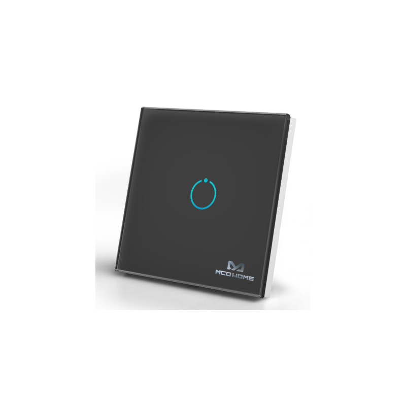 MCO Home - Schalter Touch Panel Z-Wave 1 Taste, Schwarz(MH-S411B) MCO Home - Schalter Touch Panel Z-Wave 1 Taste, Schwarz(MH-S411B)