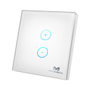 MCO Home - Dimmer Touch Panel Z-Wave 1 Button, White (MH-DT411)