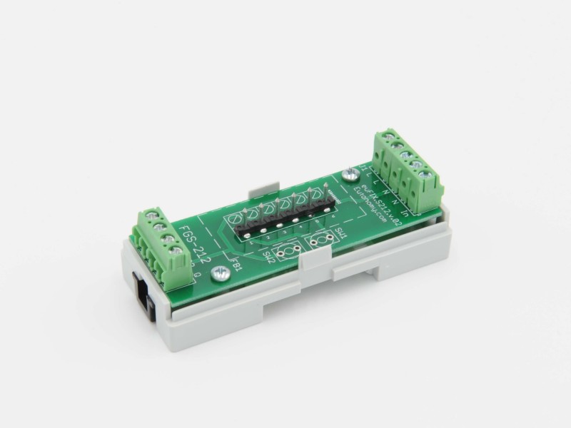 Eutonomy - Adapter euFIX DIN für Fibaro FGS-212 (ohne Mikroschalter)