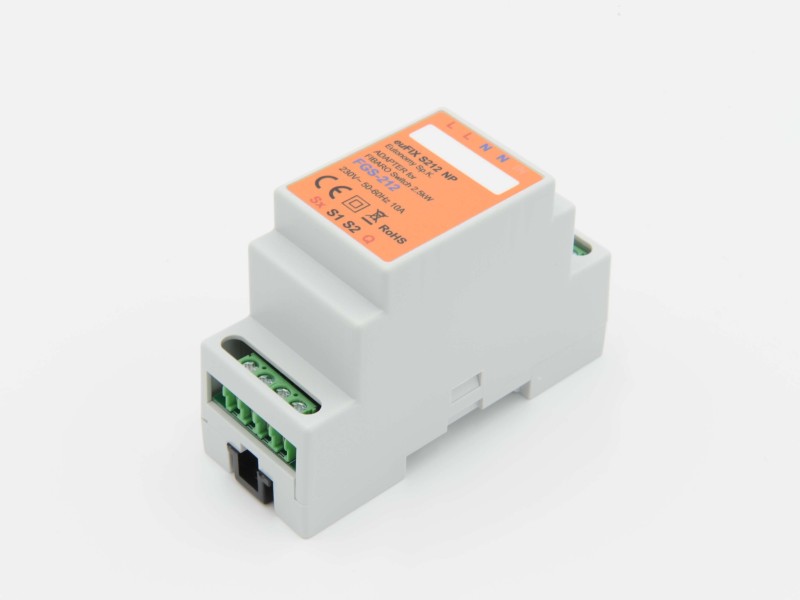 Eutonomy - Adapter euFIX DIN für Fibaro FGS-212 (ohne Mikroschalter)