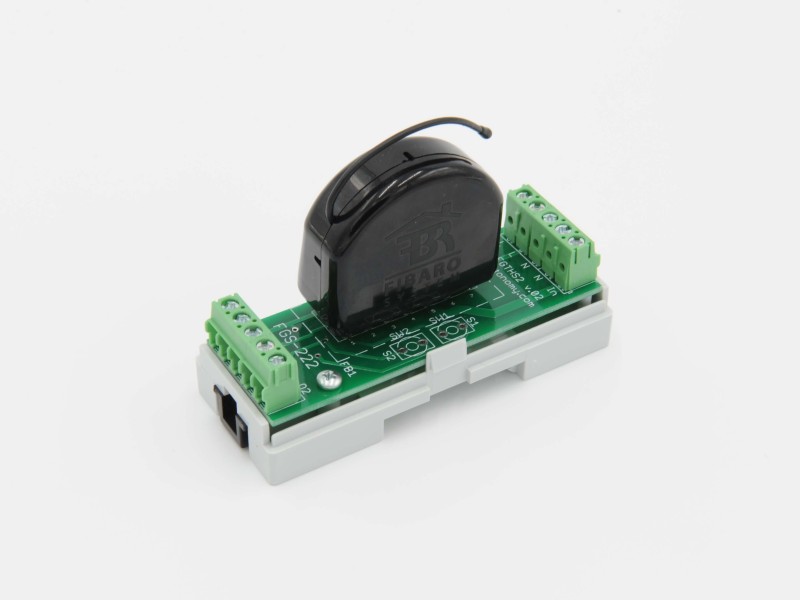 Eutonomy - Adapter euFIX DIN für Fibaro FGS-222 (ohne Mikroschalter)