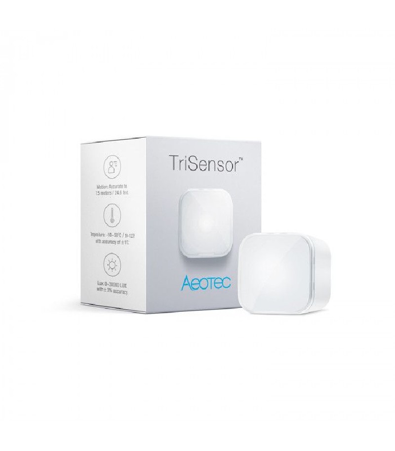 Aeotec - Détecteur multifonctions 3 en 1 Z-Wave Plus (GEN5) TriSensor