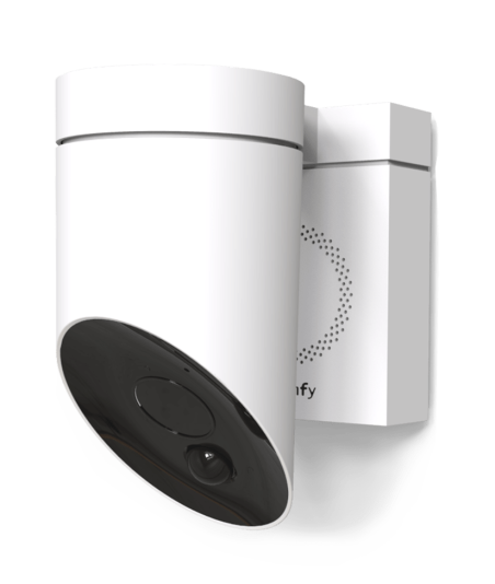Somfy - Überwachungskamera weiß mit integrierter Sirene Somfy Outdoor camera