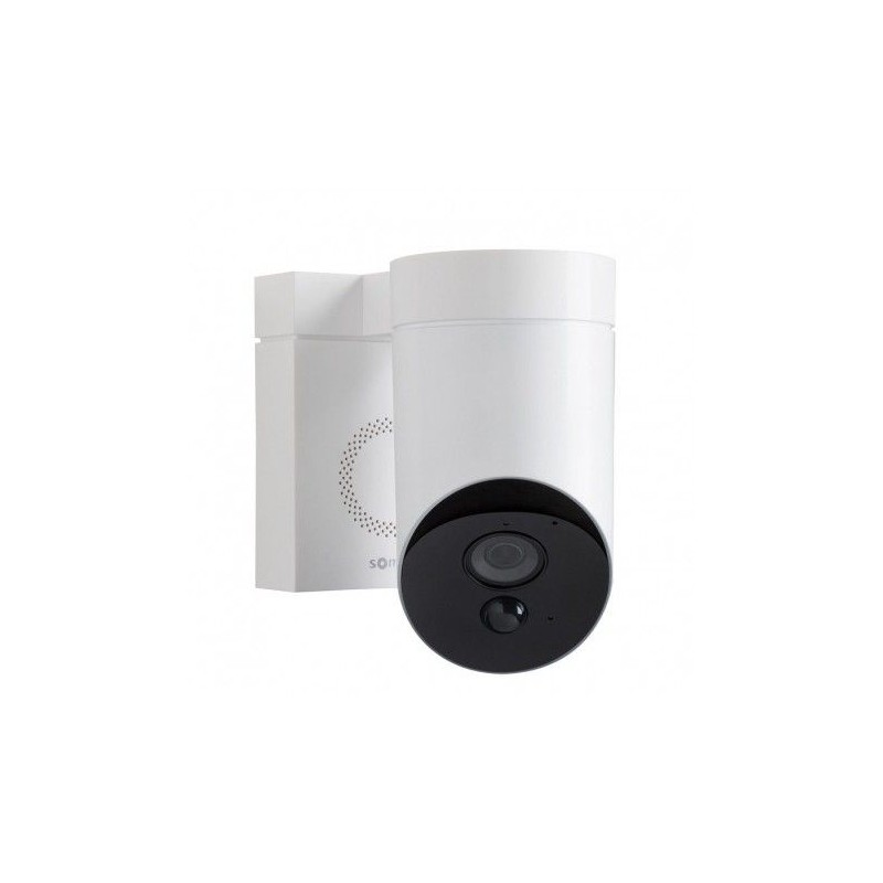 Somfy - Überwachungskamera weiß mit integrierter Sirene Somfy Outdoor camera