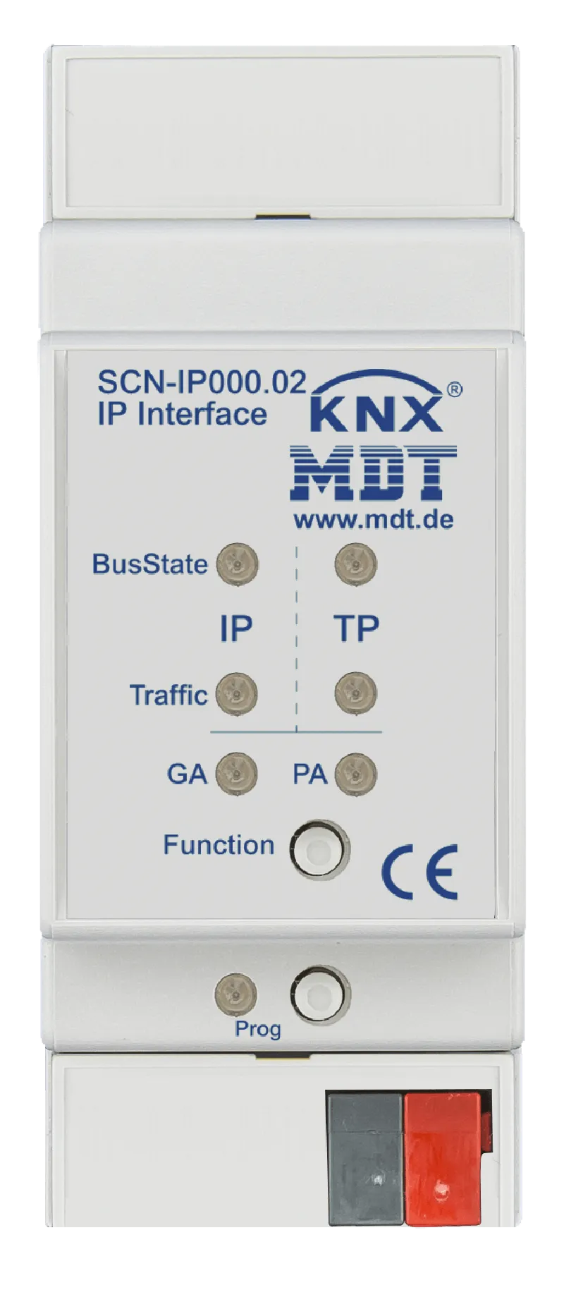 MDT - Interface IP vers KNX, 2SU MDRC, avec Email et serveur de temps
