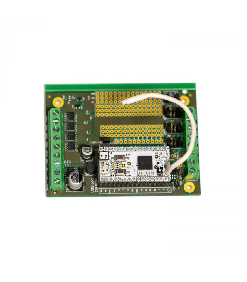 Z-Wave.Me - Carte de développement Z-Wave+ Z-Uno avec boîtier Rail DIN (Z-UNO Shield)