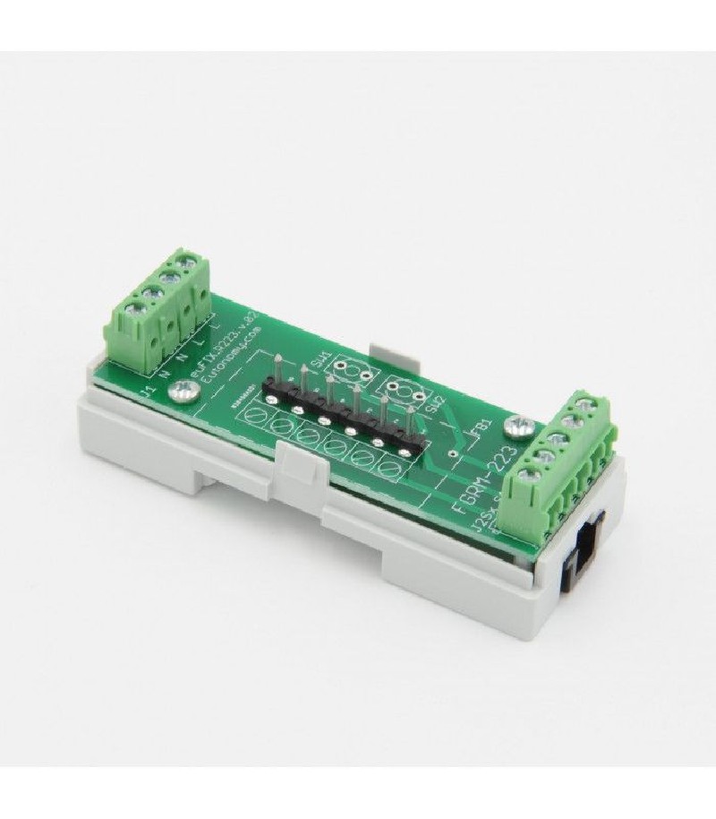 Eutonomy - Adaptater euFIX DIN for Fibaro FGR-223 (without push-buttons)