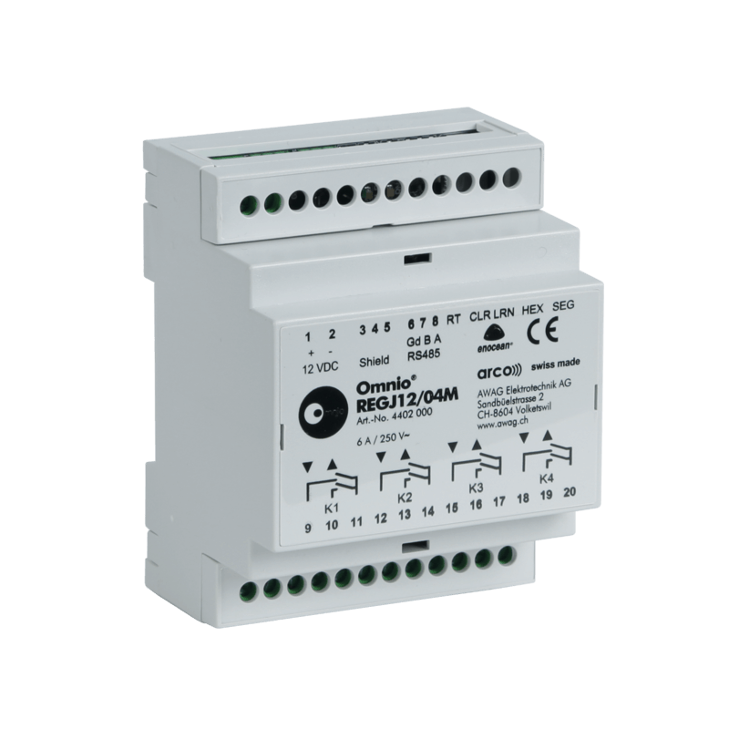 OMNIO - Blind actuator 4-channels REGJ12/04 OMNIO - Blind actuator 4-channels REGJ12/04