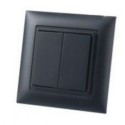 OMNIO - Wall mounted transmitter 4-channels WS-CH-102 (black without marking)