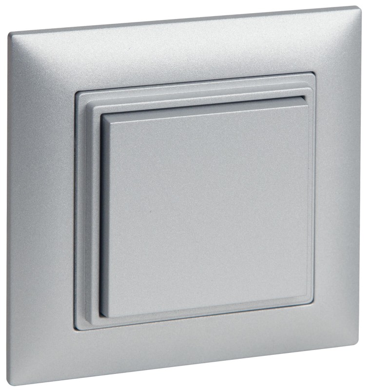 OMNIO - Wandsender 4-Kanal WS-CH-102 (silber ohne Beschriftung)