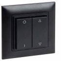 OMNIO - Wall mounted transmitter 4-channels WS-CH-102 (black with marking"0-1" and arrow upwards/downwards)