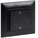 OMNIO - Wall mounted transmitter 4-channels WS-CH-102 (black with marking arrow upwards/downwards)