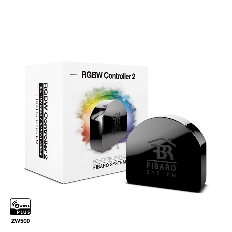 FIBARO - Contrôleur RGBW Z-Wave+ (FIBARO RGBW Controller 2) FIBARO - Contrôleur RGBW Z-Wave+ (FIBARO RGBW Controller 2)