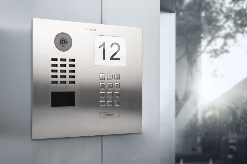 Doorbird - IP Video Door Station D2101IKH - 1 Call button - Keypad Module - Infro module - Brushed Stainless Steel