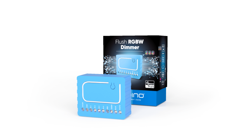 Qubino - Z-Wave+ Flush RGBW Dimmer ZMNHWD1