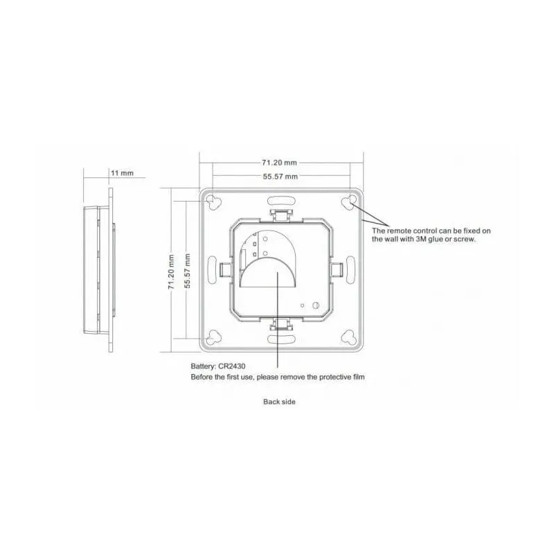 Thermofloor - Heatit Z-Push Button 8