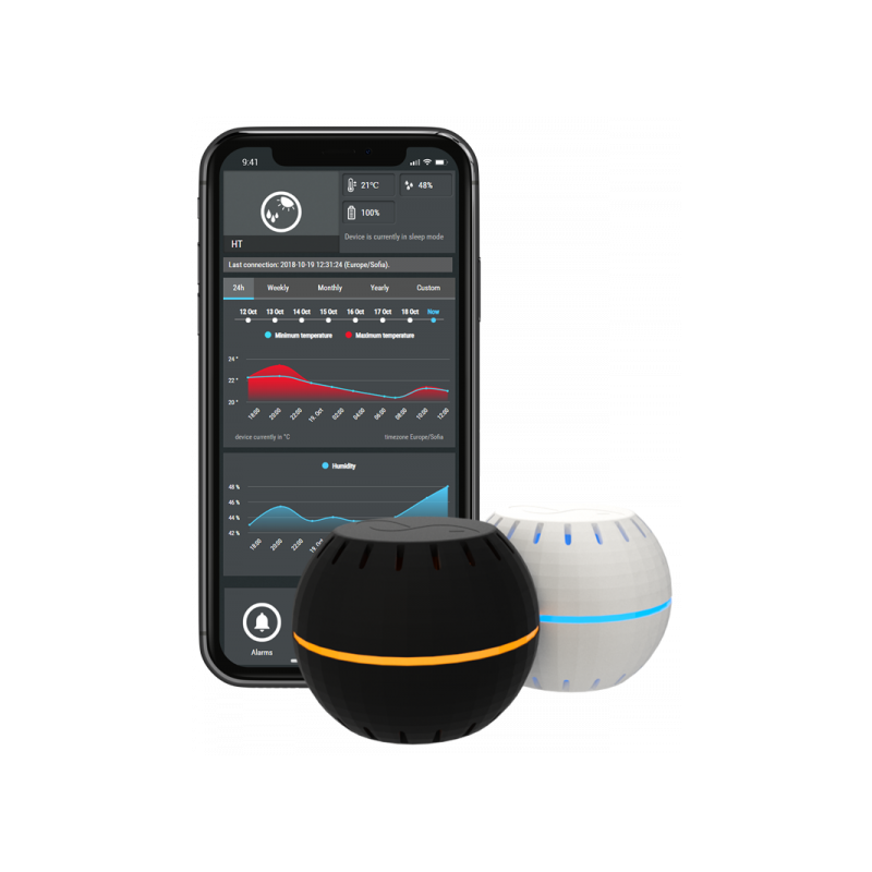 SHELLY - Wi-Fi Luftfeuchte une Temperatursensor (Shelly H&T White)