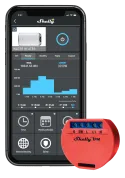 SHELLY - Module ON/OFF un relais Wi-Fi avec suivi de consommation (Shelly 1PM)