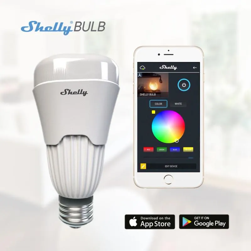 SHELLY - Wi-Fi RGBW LED (Shelly Bulb)