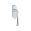 HOPPE - eFenstergriff SecuSignal® - Aluminium-Dreh-/Kipp-Funk-Fenstergriff mit Secustik® und VarioFit® (Grau)