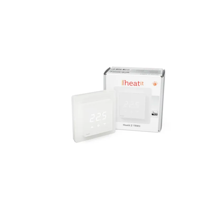 Thermofloor - Thermostat Z-Wave Heatit Z-TRM3fx 3600W 16A, blanc