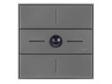Dingz - Interruttore Wifi multifunzione «dingz Plus» con rilevatore di movimento (grigio scuro)