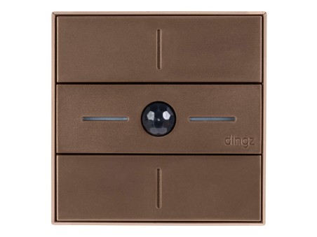 Dingz - Interrupteur Wifi multifonction «dingz Plus» avec détecteur de mouvement (marron)