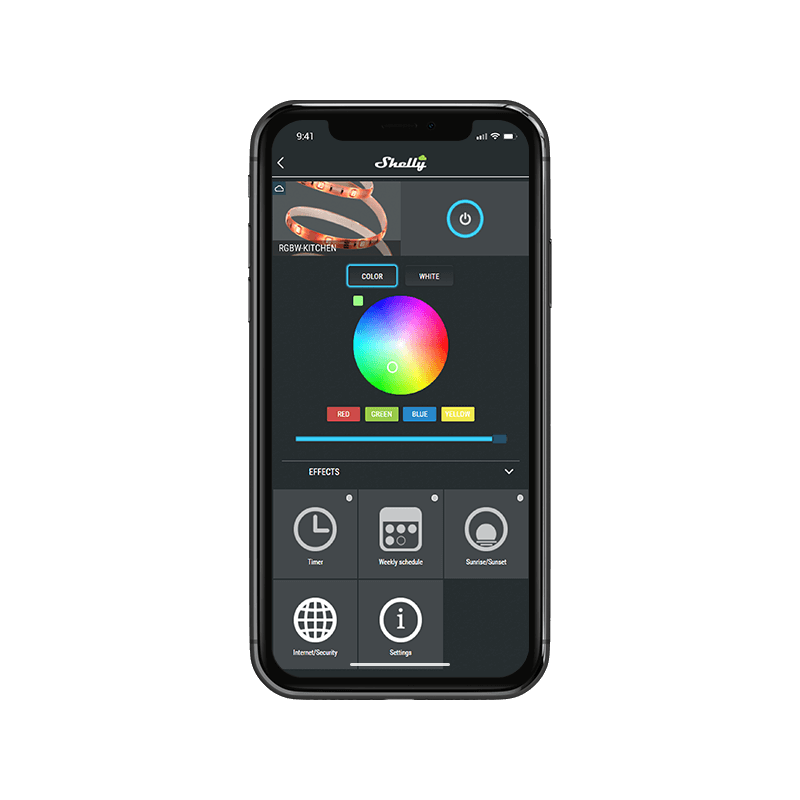 SHELLY - Wi-Fi RGBW Module (Shelly RGBW2)