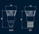 Spot LED 6W GU10 dimmable - CREE - Econergyworld