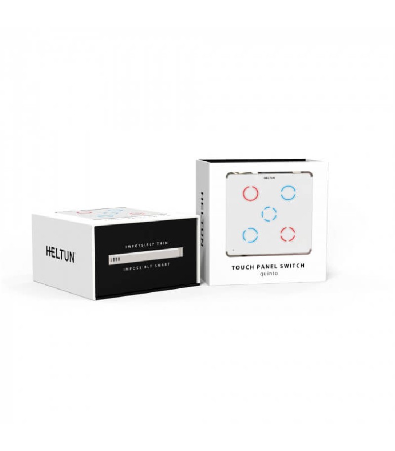 Heltun -  Z-Wave Touch Panel Switch Quinto (5 buttons)