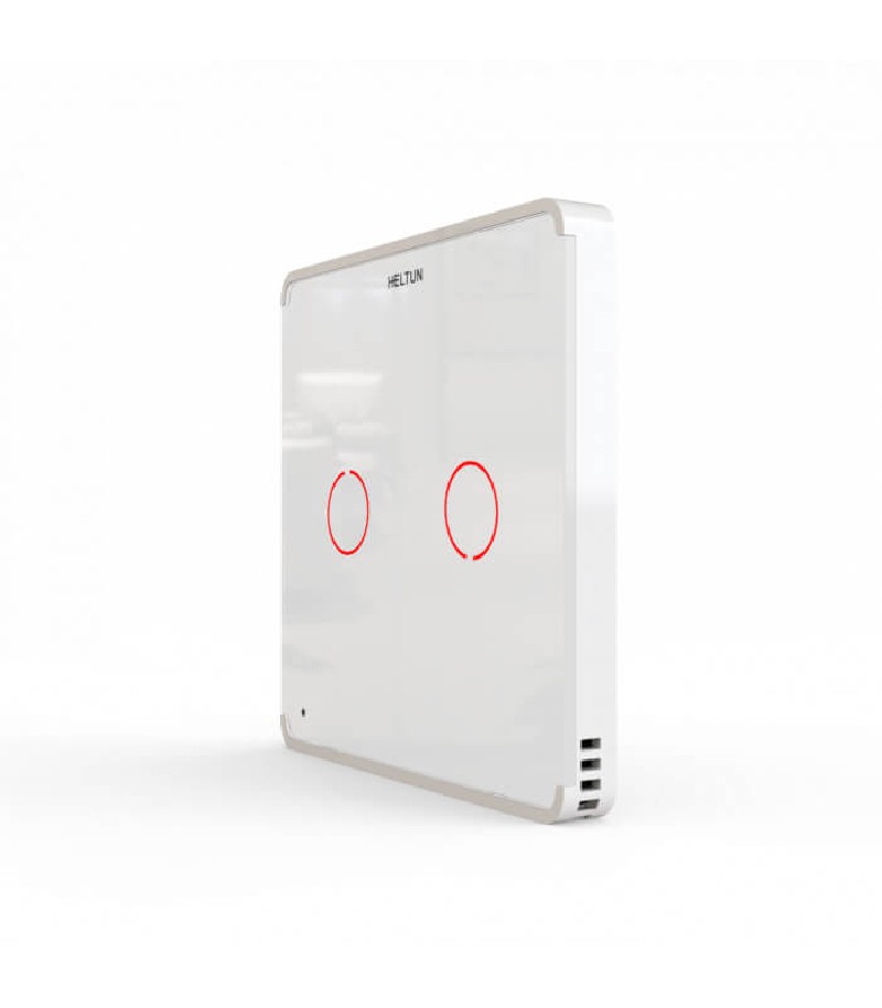 HELTUN - Interrupteur tactile Duo 2 boutons Z-Wave+ 700 HELTUN - Interrupteur tactile Duo 2 boutons Z-Wave+ 700