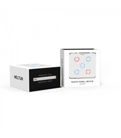 Heltun - Interrupteur mural tactile Solo (1 bouton) Z-Wave+ 700