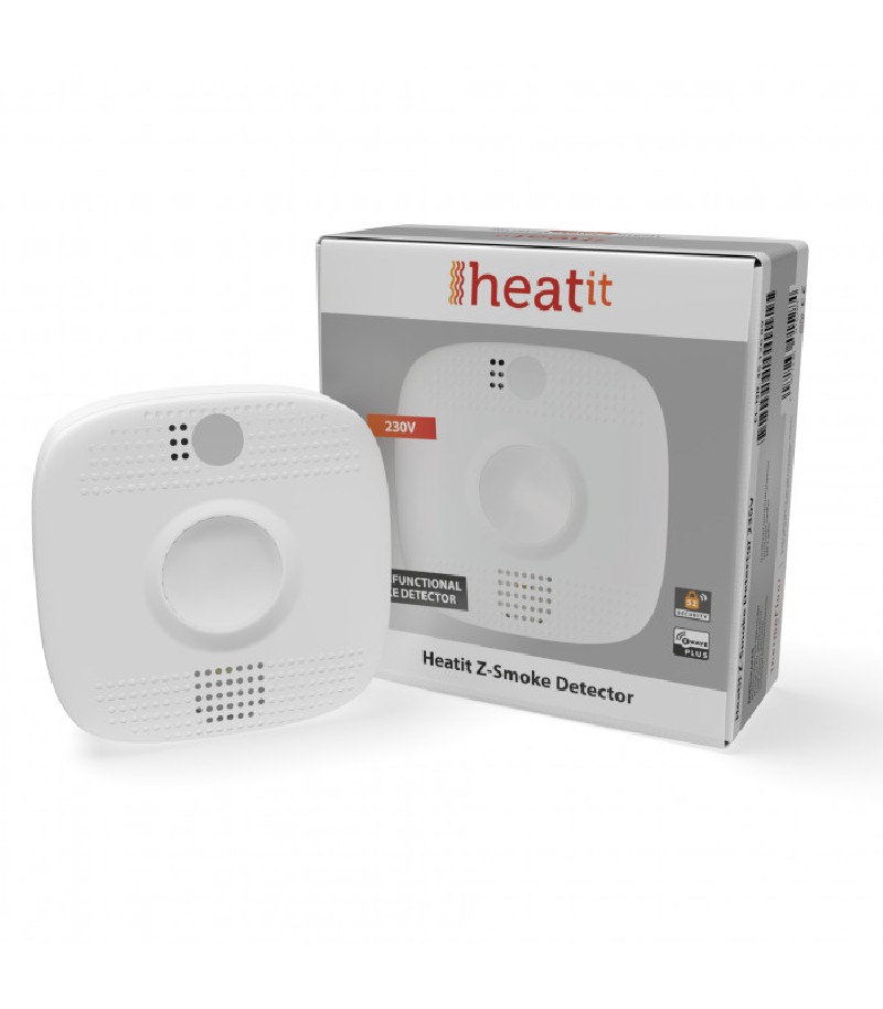 Heatit Controls - Multifunktionaler Rauchmelder Z-Wave+ (Heatit Z-Smoke Detector 230v) Heatit Controls - Multifunktionaler Rauchmelder Z-Wave+ (Heatit Z-Smoke Detector 230v)