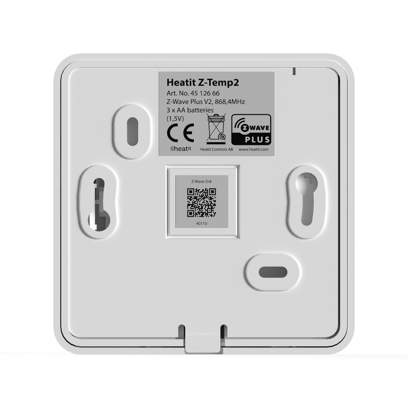 Thermofloor - Thermostat Z-Wave+ Heatit Z-TRM3fx 3600W 16A, weiss