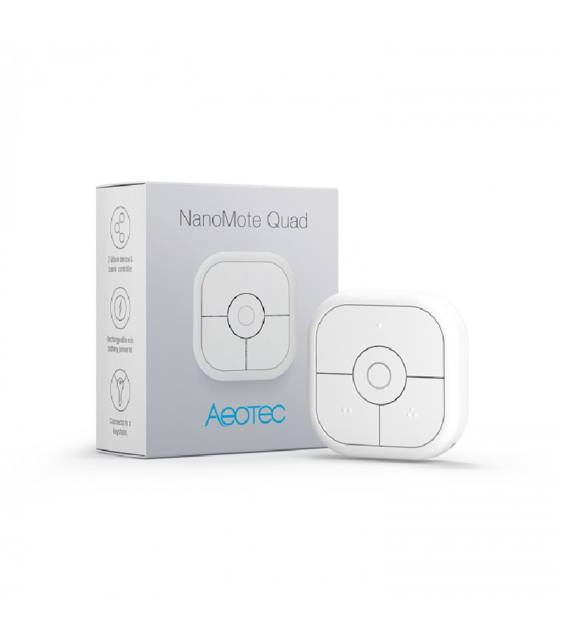 Aeotec - Z-wave Plus Aeotec Nanomote Quad
