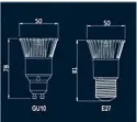 Spot LED 7W GU10 dimmable - CREE - Econergyworld