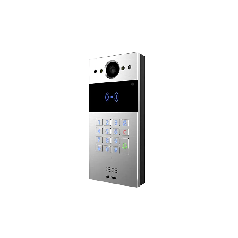Akuox - IP Video Door Station R20K - 1 Call button - Keypad Module, RFID, NFC - In-Wall edition